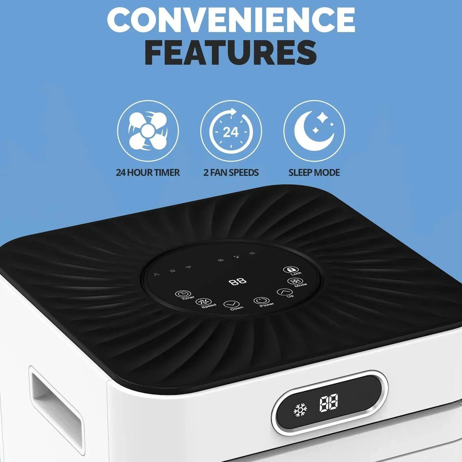 Senelux Portable Air Conditioner with WiFi & Remote Control