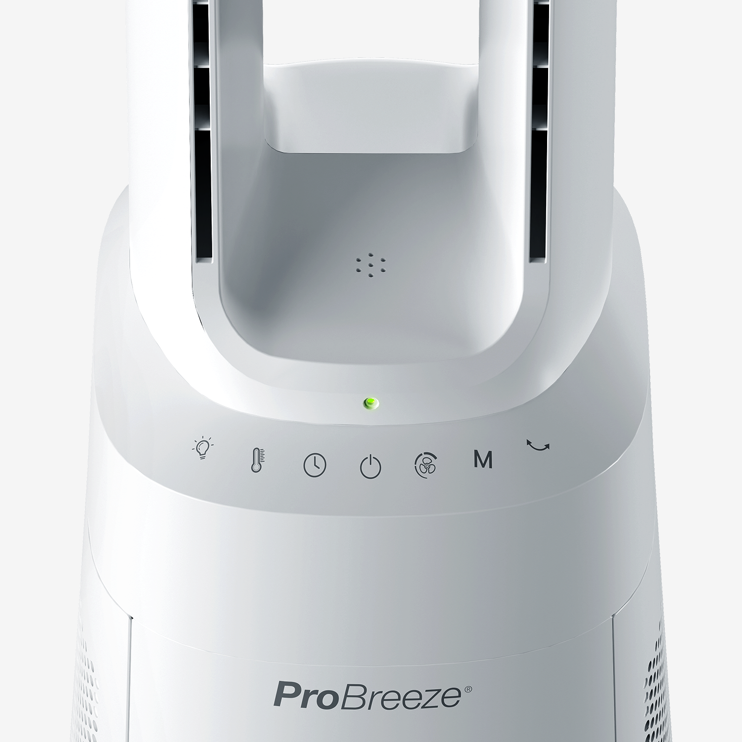 OmniAir 41" Premium Bladeless Tower Fan and Air Purifier - White
