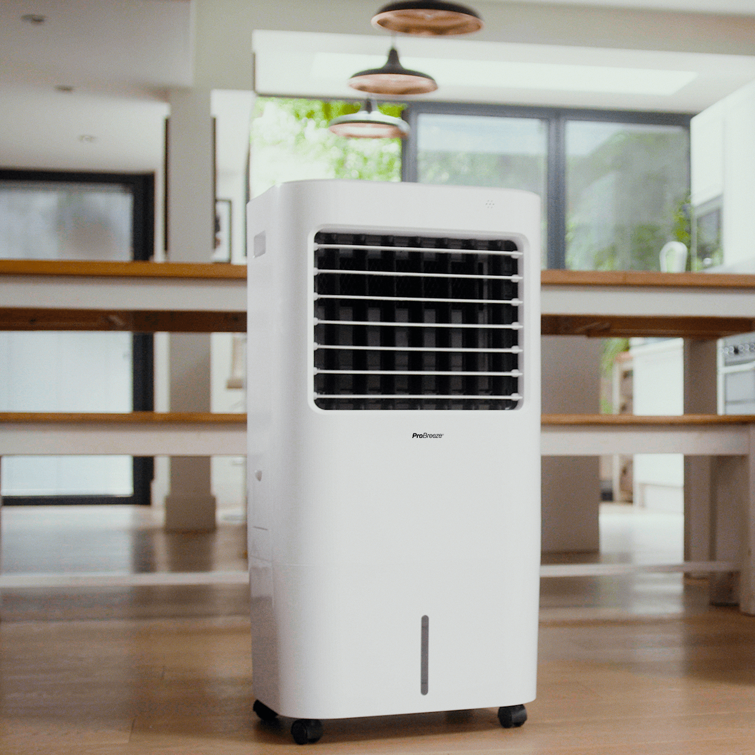 Refurbished - 10L Portable Air Cooler with 4 Operational Modes, 3 Fan Speeds, LED Display & Remote Control